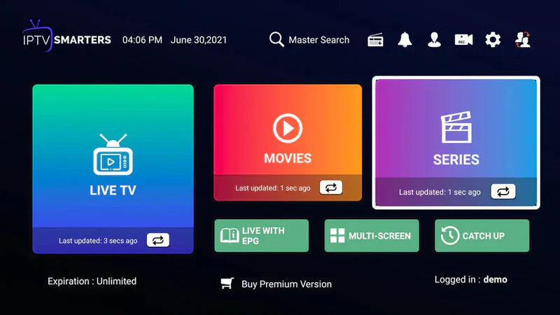 IPTV Smarters Pro Subscription - Best IPTV Service for Live TV & Movies - 1 Month IPTV subscription